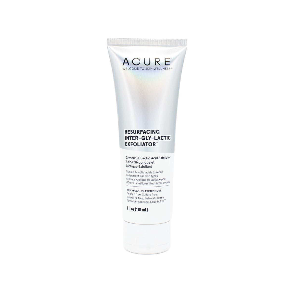 Acure Resurfacing Inter-Gly-Lactic Exfoliator 4oz - Neu