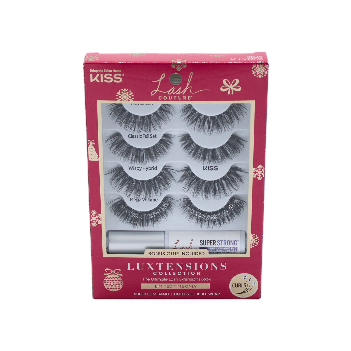 KISS 91236 Lash Couture LuXtensions Kollektion Multipack – Neu