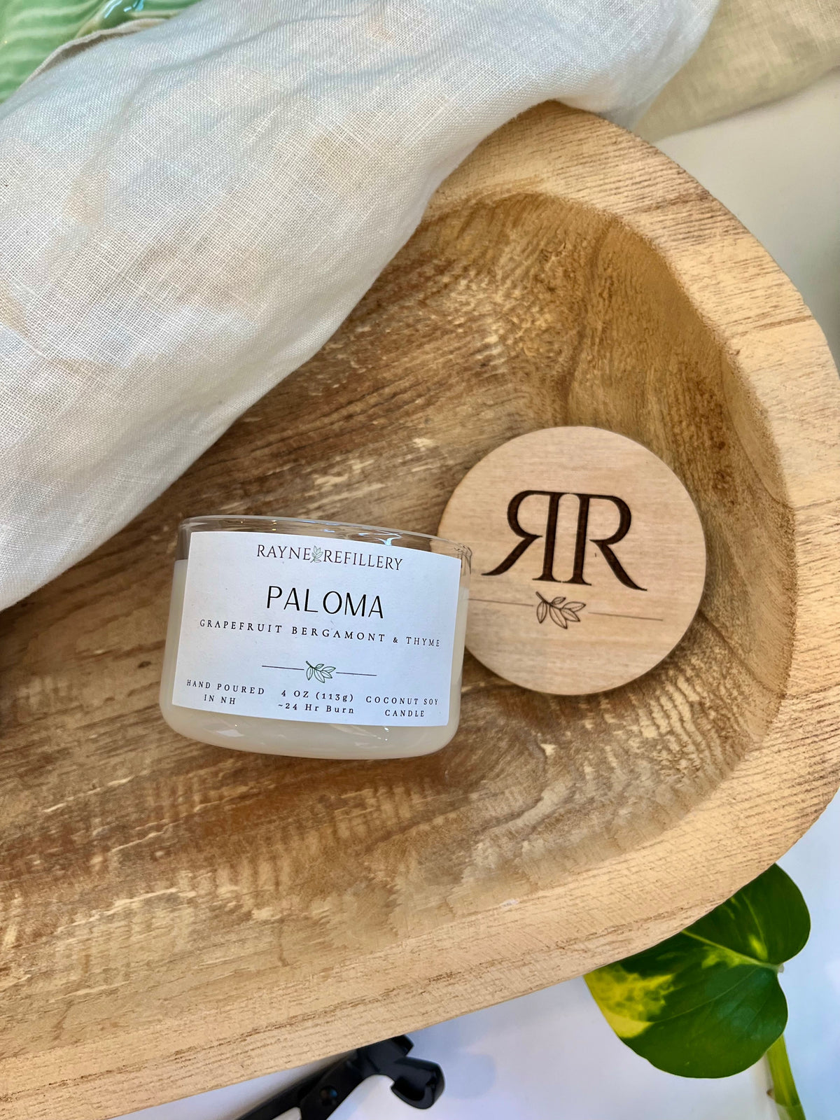 Paloma Coconut Soy Candle – Grapefruit, Bergamot & Thyme