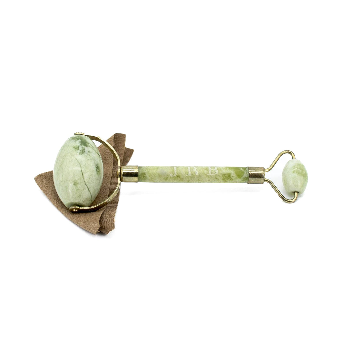 RODILLO DE JADE BEAUTY Jade Roller Spa OLIVE - Caja imperfecta