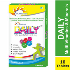 Dr. Morepen Daily Multivitamin Tablets for Women & Men, Multivitamins & Minerals Supplement