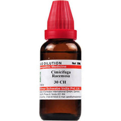 Dr. Willmar Schwabe India Dilución de Cimicifuga Racemosa