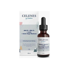 Sérum exfoliant Celenes 30ml - Sérum aux acides AHA, BHA et lactique pour une utilisation nocturne