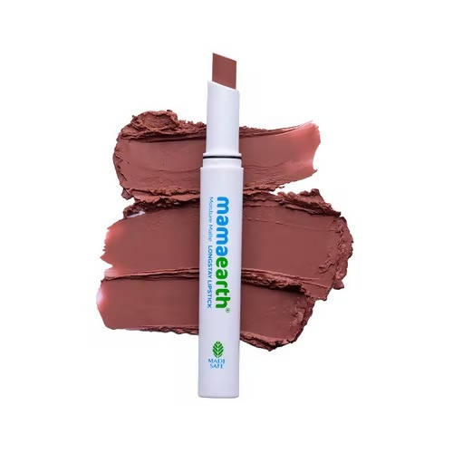 Rouge à lèvres longue tenue mat hydratant Mamaearth-Espresso Brown