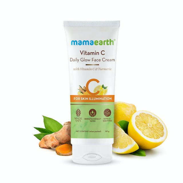 Crème visage éclat quotidien à la vitamine C Mamaearth