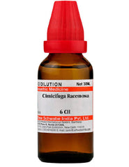 Dr. Willmar Schwabe India Dilución de Cimicifuga Racemosa