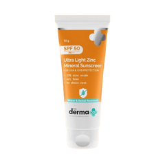The Derma Co Ultra Light Zinc Mineral Sunscreen with SPF 50