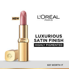 L'Oreal Paris Color Riche Satin Lipstick - 601 Worth It