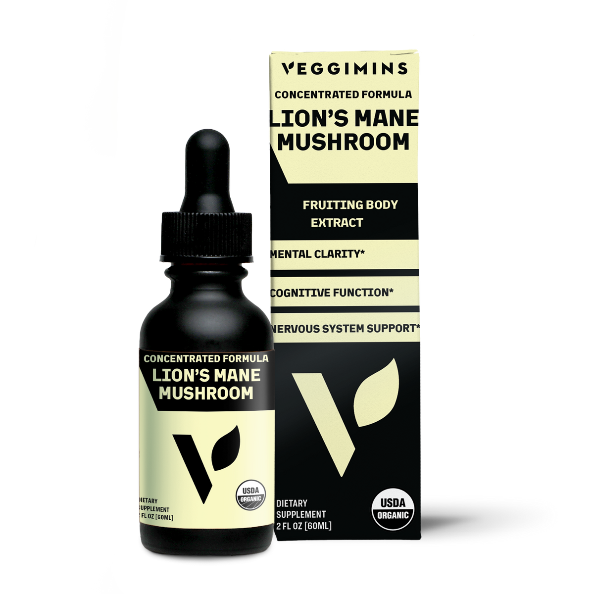 Organic Lion's Mane Mushroom, 2oz