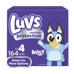 Luvs Platinum Protection Baby Diapers Size 4, 164 Count