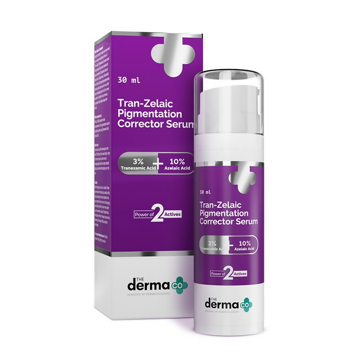 The Derma Co Sérum correcteur de pigmentation Tran-Zelaic à l'acide tranexamique et à l'acide azélaïque