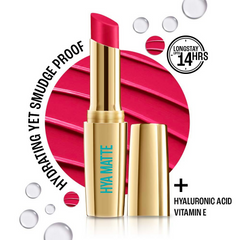 Lakme 9to5 Hya Matte Lipstick - Magenta Morning