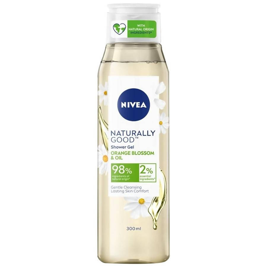 Gel douche Naturally Good à la fleur d’oranger et à l’huile de Nivea