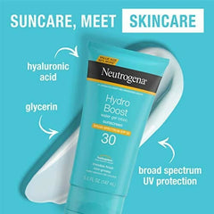 Lotion solaire en gel aqueux Neutrogena Hydro Boost avec protection à large spectre SPF 30