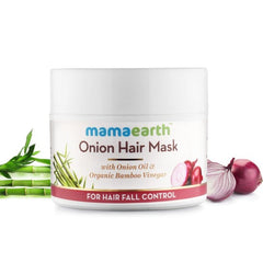 Masque capillaire Mamaearth à l'oignon pour contrôler la chute des cheveux