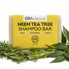 Neem Tea Tree Shampoo Bar — Clarifying Shampoo for Dry Scalp