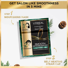 Masque vapeur lissant et profondément nourrissant à l'huile extraordinaire L'Oreal Paris