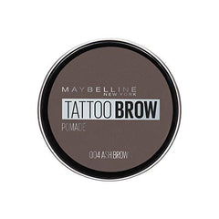 Maybelline Eyebrow Pomade Tattoo Brow - Long-Lasting, Waterproof Ash Brown Color for Defined Brows