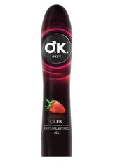 Okey Strawberry Scented Lubricant Gel 100ml - Intimate Lubricant for Adults