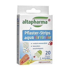 Pansements imperméables pour enfants Altapharma - motifs amusants, 20 unités