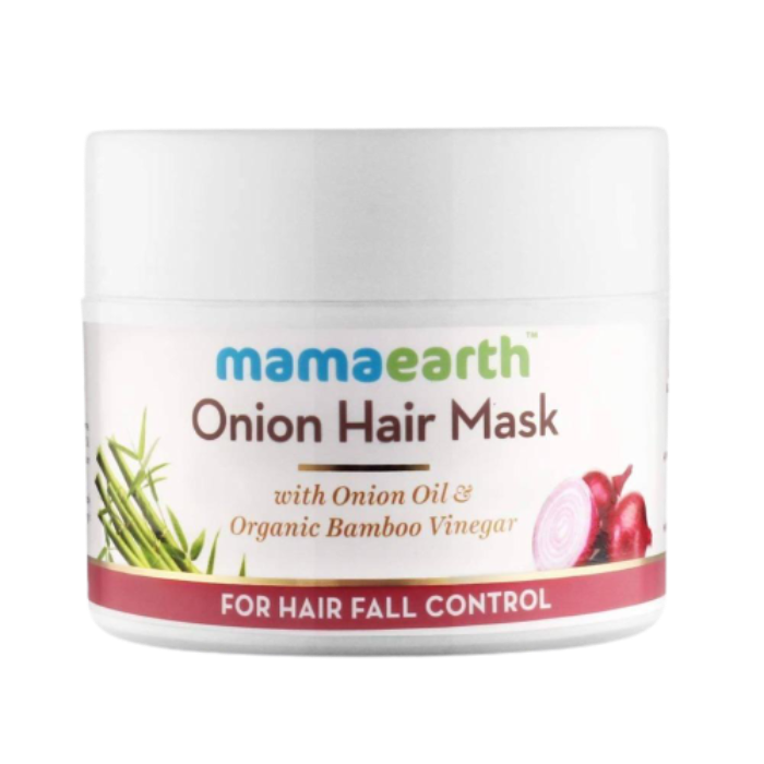 Masque capillaire Mamaearth à l'oignon pour contrôler la chute des cheveux