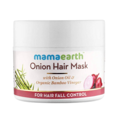Masque capillaire Mamaearth à l'oignon pour contrôler la chute des cheveux