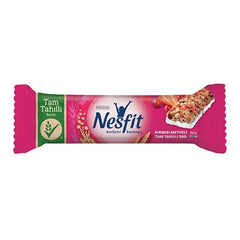 Nestlé Nesfit Red Fruit Flavored Whole Grain Energy Bar - Nutritious Snack or Breakfast Supplement