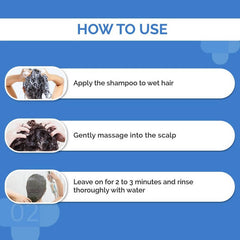 The Derma Co champú anticaída para reducir la caída del cabello
