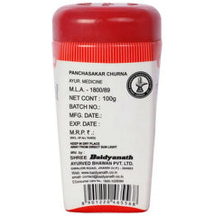 Poudre Panchasakar Churna de Baidyanath Jhansi