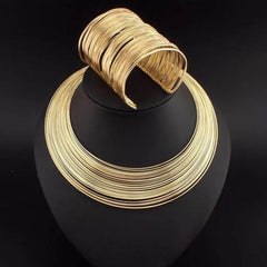 Tribal African Coil Choker