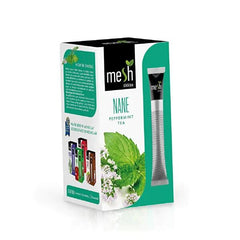 Thé à la menthe Mesh Stick, lot de 16 - Infusion aux plantes Mesh Stick, boisson apaisante et rafraîchissante