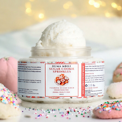 Exfoliante de azúcar espumoso de chispas de galleta de azúcar