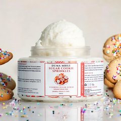 Exfoliante de azúcar espumoso de chispas de galleta de azúcar