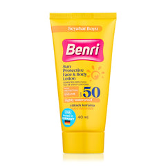 Benri SPF 50 Sunscreen Lotion for Sensitive Skin - Water-resistant UVA/UVB Protection