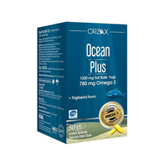 Capsules d'huile de poisson oméga-3 Ocean Plus - Haute teneur en EPA et DHA