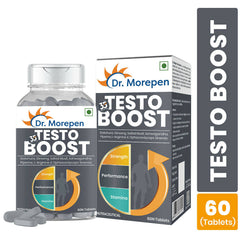 Dr. Morepen Testo Boost pour hommes | Augmente l’énergie, l’endurance et la croissance musculaire