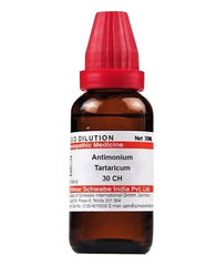 Dilución de Antimonium Tartaricum de Dr. Willmar Schwabe India