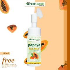 Nettoyant moussant pour le visage au miel et à la papaye Herbal Canada