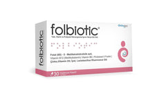Complément de folates Folbiotic - 30 capsules pour accompagner la grossesse et prévenir les carences en folates