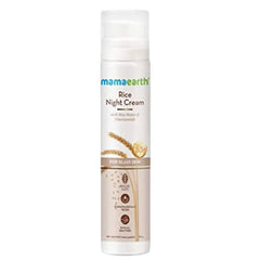 Crème de nuit pour le visage au riz Mamaearth avec eau de riz et niacinamide
