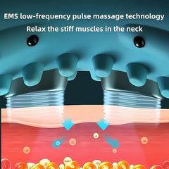 EMS Wireless Neck Massager with Remote Control