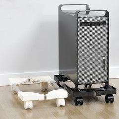 Adjustable Mobile CPU Stand with Rolling Caster Wheels Premium PC Tower Stand Holder for Floor Carpet Gaming PC Case