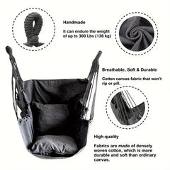 1PC Outdoor Rocking Chair Fabric Hammock Canvas Leisure Swing Chair Dormitory Portable Folding Hanging Chairs Outdoor Furniture