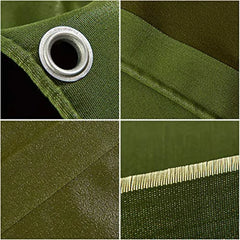 Tarp CanvasHeavy Duty Waterproof for Outdoors Truck Water Resistant UV Resistant Tarpaulin Cover for Car Boat Camping Firewood