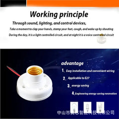 E27 Screw Cap Socket White Ceiling Light Lamp Bulb Fixing Base Stand Light Bulb Holder Lamp Socket For Home 6a