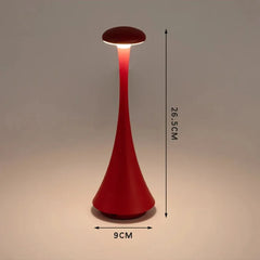 New Arrival Mushroom Table Lamp Rechargeable Wireless touch Lamp Creative Lamp USB-C Desk Lamp Hotel Bedroom Atmosphere Light