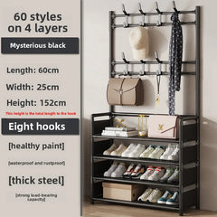 Multi-layer Rack Shoe Rack Simple Household Integrated Multi-functional Simple Assembly Door Storage Shoe Cabinet Shoe Hat Rack