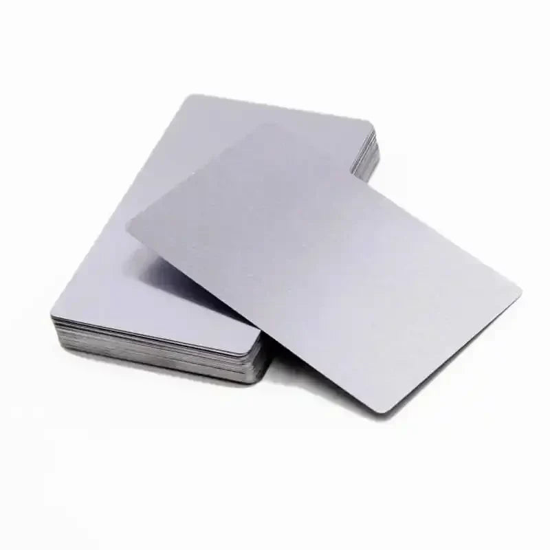 Customized High-grade VIP Metal Card NFC Chip Stainless Steel Business Card With Frosted Design Metal Printing Product