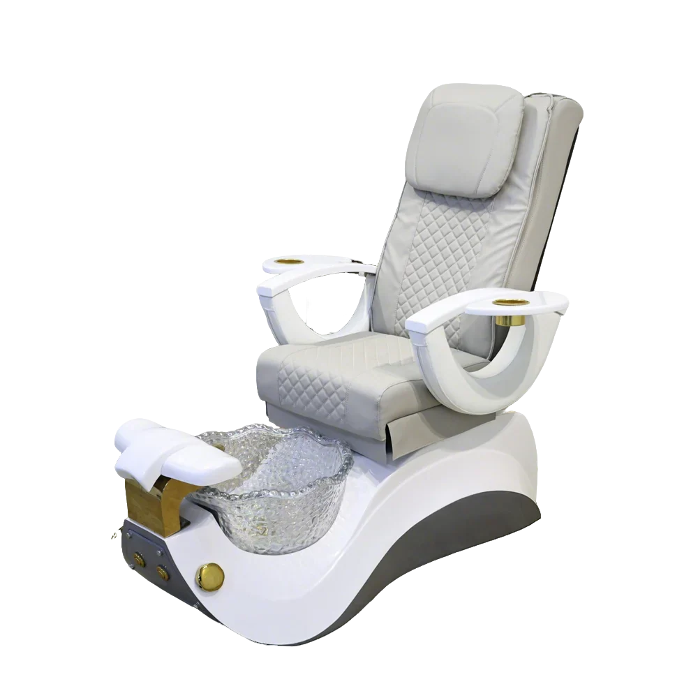 Nail Salon White Massage Pedicure Spa Chair Pipeless Luxury Pedicure foot bath chairs