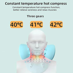 EMS Wireless Neck Massager with Remote Control